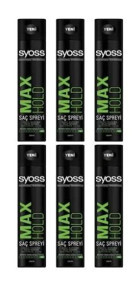 Syoss Max Hold No: 5 Şekillendirici Islak Görünümlü Provitaminli Ultra Güçlü Saç Spreyi 6x400 ml