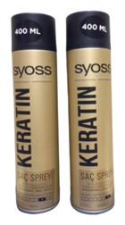 Syoss No: 4 Onarıcı Islak Görünümlü Keratinli Saç Spreyi 2x400 ml