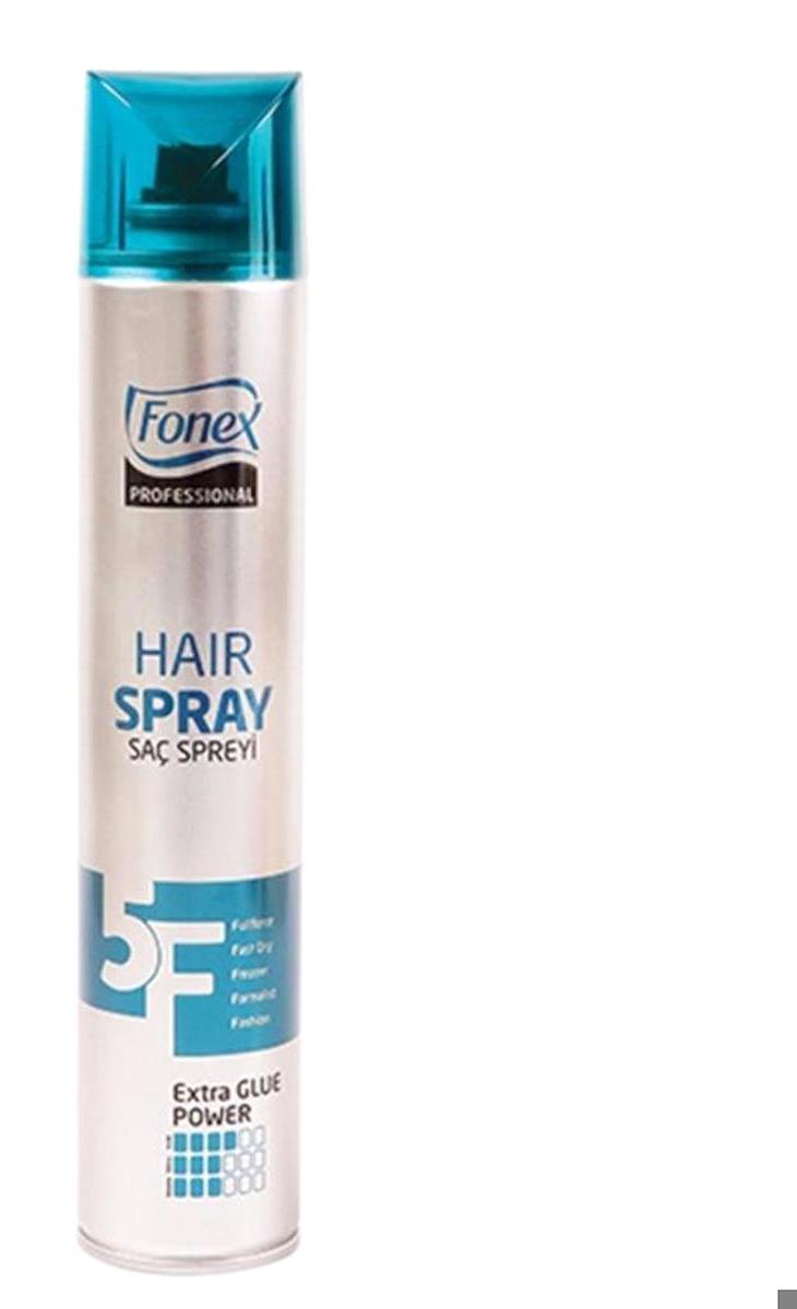 Fnx Barber Super Glue Power Şekillendirici Islak Görünümlü Keratinli Güçlü Saç Spreyi 400 ml