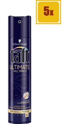 Schwarzkopf Taft Ultimate Sabitleyici Islak Görünümlü Provitaminli Güçlü Saç Spreyi 5x250 ml
