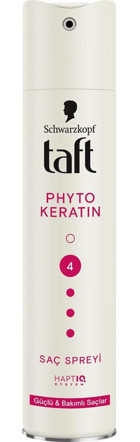Schwarzkopf Taft Phyto No: 4 Şekillendirici Islak Görünümlü Keratinli Saç Spreyi 250 ml