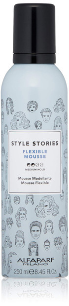 Alfaparf Milano Tyle Stories Flexible Mousse Şekillendirici Islak Görünümlü Keratinli Orta Saç Spreyi 250 ml