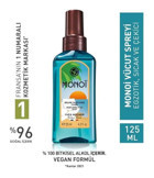 Yves Rocher Monoi Nemlendirici Islak Görünümlü Provitaminli Hafif Saç Spreyi 125 ml