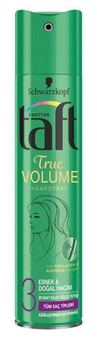 Schwarzkopf Taft True Sabitleyici Islak Görünümlü Provitaminli Ekstra Güçlü Saç Spreyi 250 ml