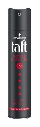 Schwarzkopf Taft Power Caffeine Sabitleyici Islak Görünümlü Provitaminli Güçlü Saç Spreyi 250 ml