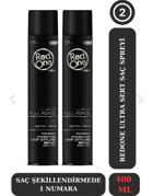 Red One Full Force No: 05 Şekillendirici Islak Görünümlü Provitaminli Ekstra Güçlü Saç Spreyi 2x400 ml