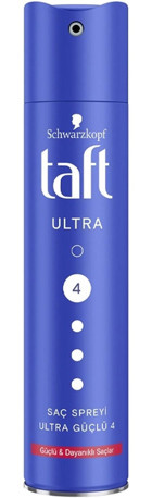 Schwarzkopf Taft Ultra Şekillendirici Islak Görünümlü Provitaminli Ekstra Güçlü Saç Spreyi 250 ml