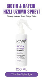 Kobe Besleyici Islak Görünümlü Biotin Güçlü Saç Spreyi 250 ml