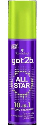Schwarzkopf Got2B - All Star 10 In 1 Şekillendirici Islak Görünümlü Keratinli Güçlü Saç Spreyi 100 ml