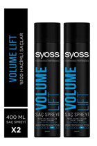 Syoss Lift No: 4 Dolgunlaştırıcı Islak Görünümlü Provitaminli Saç Spreyi 2x400 ml
