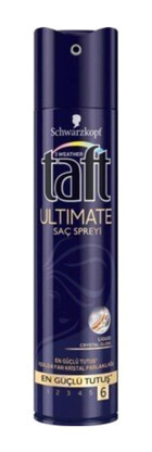 Schwarzkopf Taft Ultimate Sabitleyici Islak Görünümlü Provitaminli Güçlü Saç Spreyi 250 ml