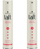 Schwarzkopf Taft Phyto Sabitleyici Islak Görünümlü Keratinli Ekstra Güçlü Saç Spreyi 2x250 ml