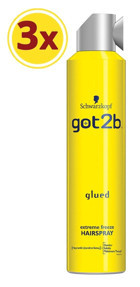 Schwarzkopf Got2B - Glued Şekillendirici Islak Görünümlü Keratinli Güçlü Saç Spreyi 300 ml