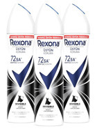 Rexona Invisible Üstün Koruma Pudralı Ter Önleyici Antiperspirant Sprey Kadın Deodorant 3x150 ml
