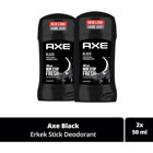 Axe Black Pudrasız Ter Önleyici Antiperspirant Stick Erkek Deodorant 2x50 ml