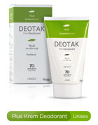 Deotak Plus Pudrasız Ter Önleyici Krem Erkek Deodorant 35 ml