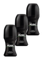 Avon Musk Metropolitano Pudrasız Ter Önleyici Antiperspirant Roll-On Erkek Deodorant 3x50 ml