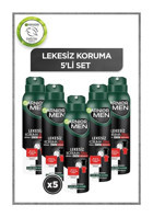 Garnier Lekesiz Koruma Pudrasız Ter Önleyici Antiperspirant Sprey Erkek Deodorant 5x150 ml