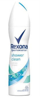 Rexona Shower Clean Pudralı Ter Önleyici Antiperspirant Sprey Kadın Deodorant 150 ml