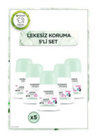 Garnier Mineral Lekesiz Koruma Pudrasız Ter Önleyici Antiperspirant Roll-On Kadın Deodorant 5x50 ml