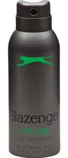 Slazenger Activesport Yeşil Pudrasız Ter Önleyici Sprey Erkek Deodorant 150 ml
