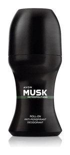Avon Musk Metropolitano Pudrasız Ter Önleyici Antiperspirant Roll-On Erkek Deodorant 50 ml