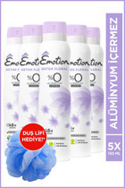 Emotion Detox Floral Pudrasız Ter Önleyici Sprey Kadın Deodorant 5x150 ml