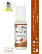 Minia Bahçe Greyfurt Pudrasız Ter Önleyici Organik Roll-On Unisex Deodorant 10 ml