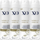 Xo Natural Effective Pudrasız Ter Önleyici Organik Sprey Kadın Deodorant 4x150 ml