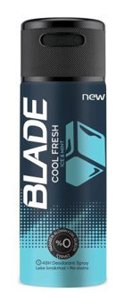 Blade Cool Fresh Pudrasız Ter Önleyici Antiperspirant Sprey Erkek Deodorant 150 ml