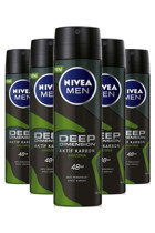 Nivea Deep Dimension Amazonia Pudralı Ter Önleyici Antiperspirant Sprey Erkek Deodorant 5x150 ml