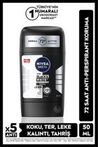 Nivea Black&White Invisible Fresh Pudrasız Ter Önleyici Antiperspirant Stick Erkek Deodorant 150 ml
