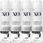 Xo Invisible Effective Pudrasız Ter Önleyici Sprey Kadın Deodorant 4x150 ml