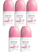 Deotak Invisible Pudrasız Roll-On Kadın Deodorant 5x35 ml
