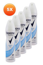 Rexona Cotton Dry Pudralı Ter Önleyici Antiperspirant Sprey Kadın Deodorant 5x150 ml