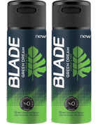 Blade Green Dream Pudrasız Ter Önleyici Antiperspirant Sprey Erkek Deodorant 2x150 ml