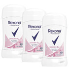 Rexona Powder Dry Pudralı Ter Önleyici Antiperspirant Stick Kadın Deodorant 3x40 ml