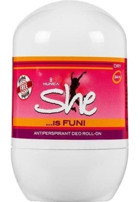 She Is Fun Pudrasız Roll-On Kadın Deodorant 40 ml