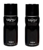 Tiaras Black Pudrasız Ter Önleyici Sprey Erkek Deodorant 2x150 ml