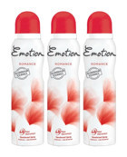 Emotion Roce Pudrasız Ter Önleyici Sprey Kadın Deodorant 3x150 ml