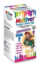 Multiver Portakal Aromalı Omega 3 Şurup 150 ml