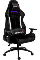 Rebelx Dark Premium Ortopedik Kumaş Oyuncu Koltuğu Mor-Siyah