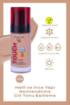 Golden Rose Moisture Touch No:106 Güneş Koruyuculu Vegan Likit Şişe Fondöten 30 ml