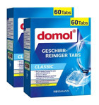 Domol Classic Tablet Bulaşık Makinesi Deterjanı 2x60 Adet