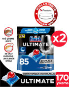 Finish Ultimate Tablet Bulaşık Makinesi Deterjanı 2x85 Adet