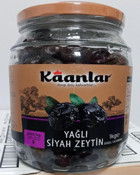 Kaanlar Tuzlu Salamura Yağlı Siyah Zeytin Pet Kavanoz 4 kg