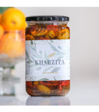 Kharzita Domatesli Tuzlu Izgara Yeşil Zeytin Kavanoz 750 gr