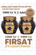 Cebel Sofralık Siyah Zeytin Pet Kavanoz 2 kg