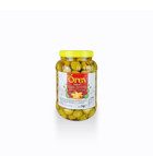 Orev Tuzlu Biberli Yeşil Zeytin Pet Kavanoz 1 kg