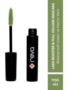 Reva Lash Booster & Full Volume 453 Lifting Etkili Suya Dayanıklı Yeşil Maskara